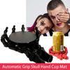 Automatic Grip Skull Hand Cup Mat Creative Drinks Placemat Ghost Hand Coaster  Cafes