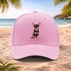 Chihuahua Dog Baseball Cap for Unisex  Women  Lightweight Adjustable Machine Washable Hat for Running Fitness Outdoor Sports