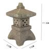 M-Modern-Garden Accessory Ornament Solar Powered Resin Pagoda Lantern Palace Lanterns Tower Statue Solar Lamp Garden Decor B Eas