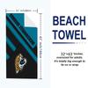 Jacksonville Jaguars Logo Print Beach Towel, Large Soft Quick Dry Towel for Beach Camping Swimming