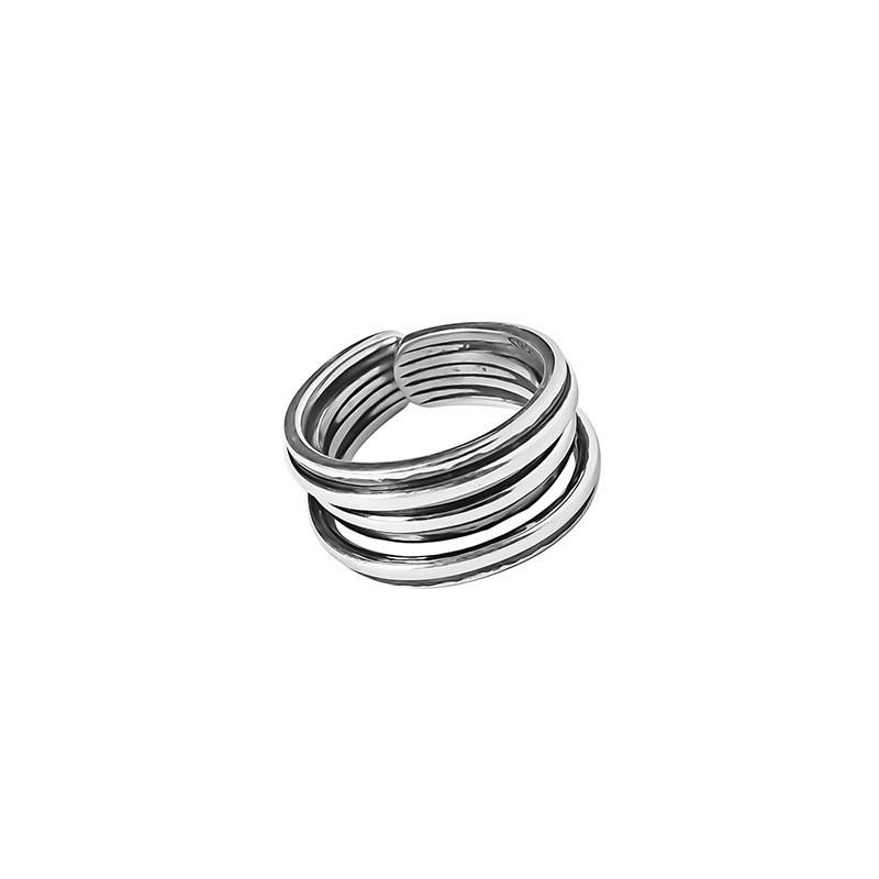 Crafted Beautifully 925 Silver Cross Crown Ring With Adjustable Size For Wear Everyday