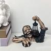 Resin Crafts Horror Atmosphere Decorative Sculpture With Light