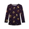 Christmas Day Girls Long Sleeve T Shirts Kids Fall Tops Crewneck Printed Basic Tees