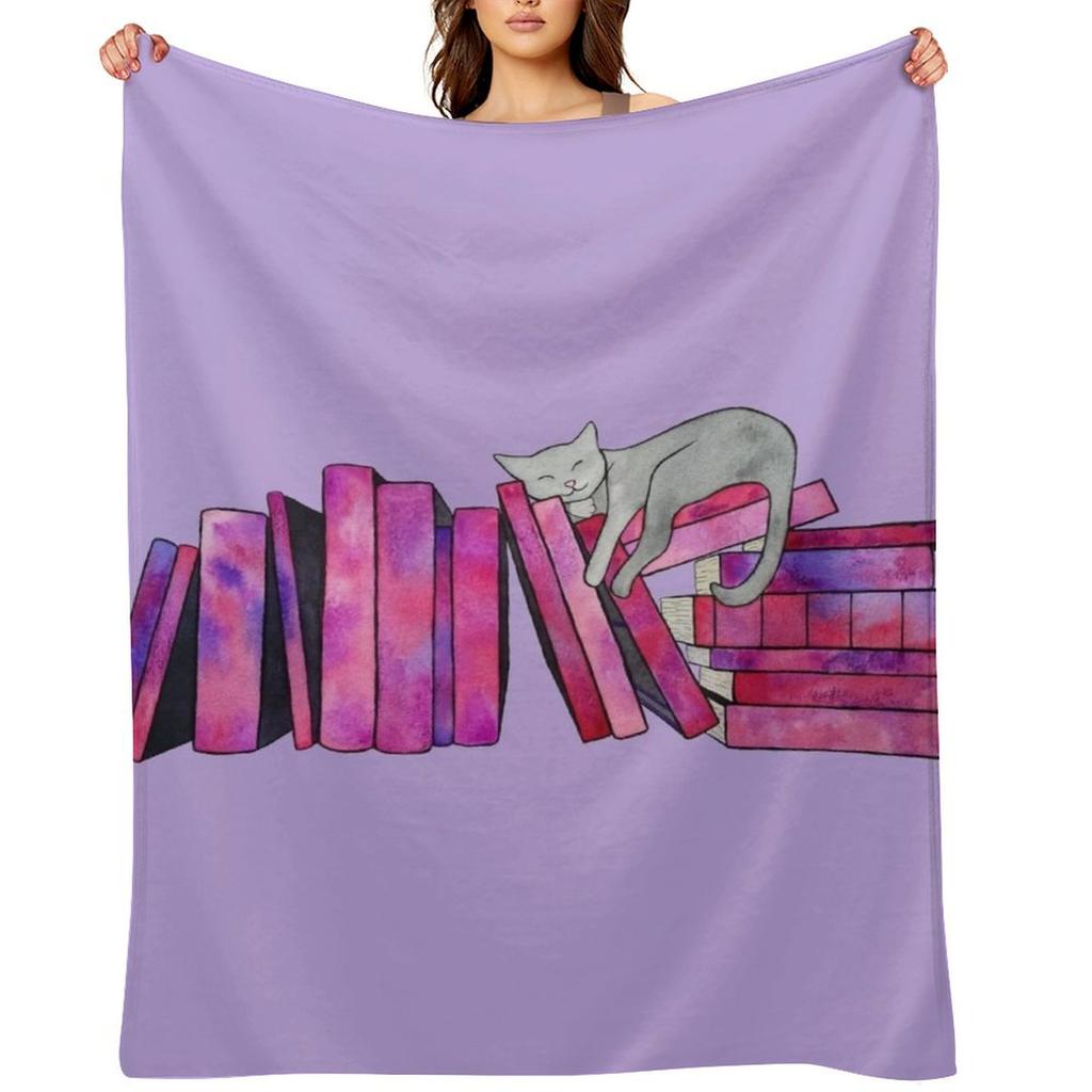 Literary Naps Throw Blanket Loose Large Bed covers halloween Blankets