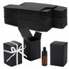 30pcs Kraft Paper Packing Boxes for Essential Oil Gift Rectangle Black 5x5x8cm