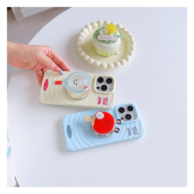 3D soft silicone Magnetic Ripple Phone Case with Air bag stand for iPhone 16 15 14 Pro Max Plus 13 12 Pro 11 All-inclusive fall protection Cover