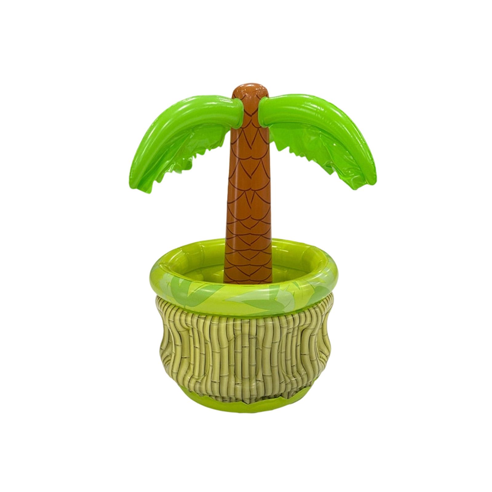 

Inflatable Tree Cooler, Hawaiian Luau Party Drink Holder, Floating Pool Beverage Bucket For Summer Beach, Pool Party & BBQ One Size