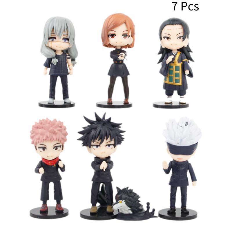 Jujutsu Toy Kaisen Doll Model Action Figure Character Model Decor Collect  7pcs