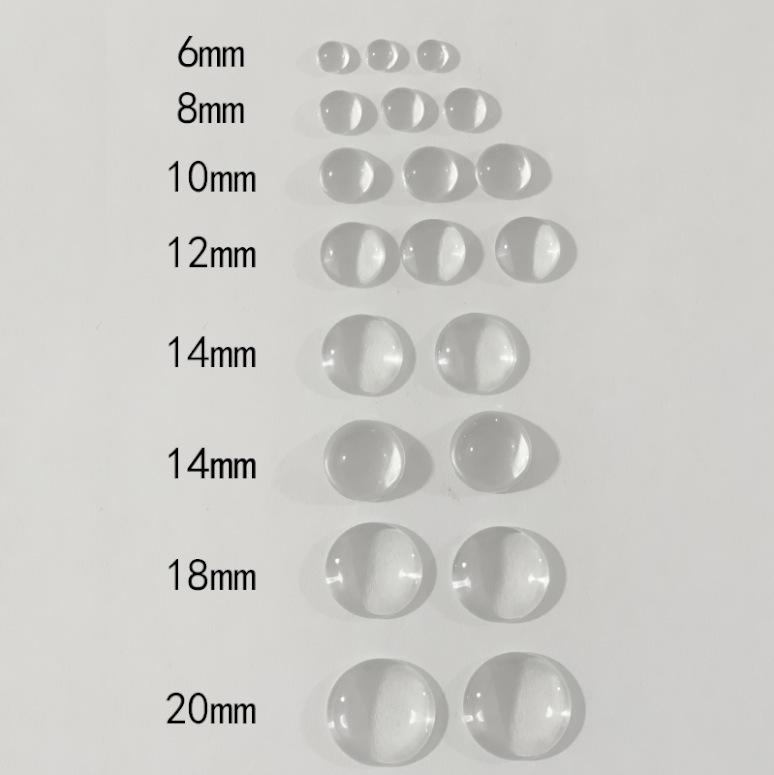 Lentilă de mărire din sticlă optică convexă 4-60mm pentru faruri auto LED