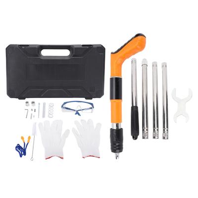 Mini Kit de Pistola de Pregos 4 Hastes de Extensão 5 Níveis de Força Ajustáveis Kit de Pistola de Pregos de Aço para Diâmetro 7,3mm