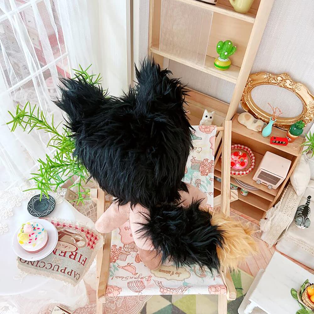 Niannyyhouse Peluche de 20 cm Marrón con Esqueleto, Cola, Sin Atributos, Cuerpo Normal, Muñeca, Vestir (a-2)