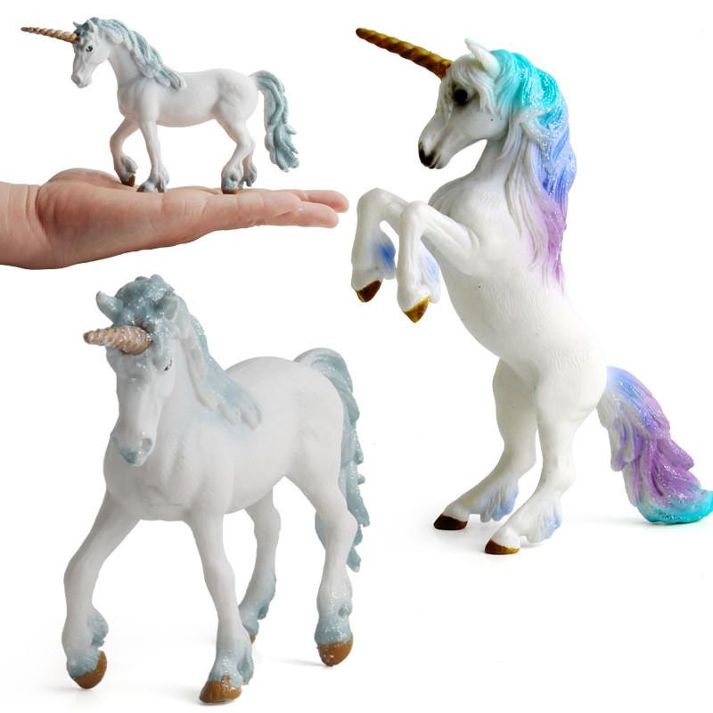 Unicorn Animal Model Figurine Pvc Static Display Toy For Home Decor