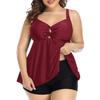 Costume Tankini da Donna Bikini Vintage Vita Alta Taglie Forti Costumi da Bagno Abbigliamento da Spiaggia Costume da Bagno Estivo per Donna Nuotatori