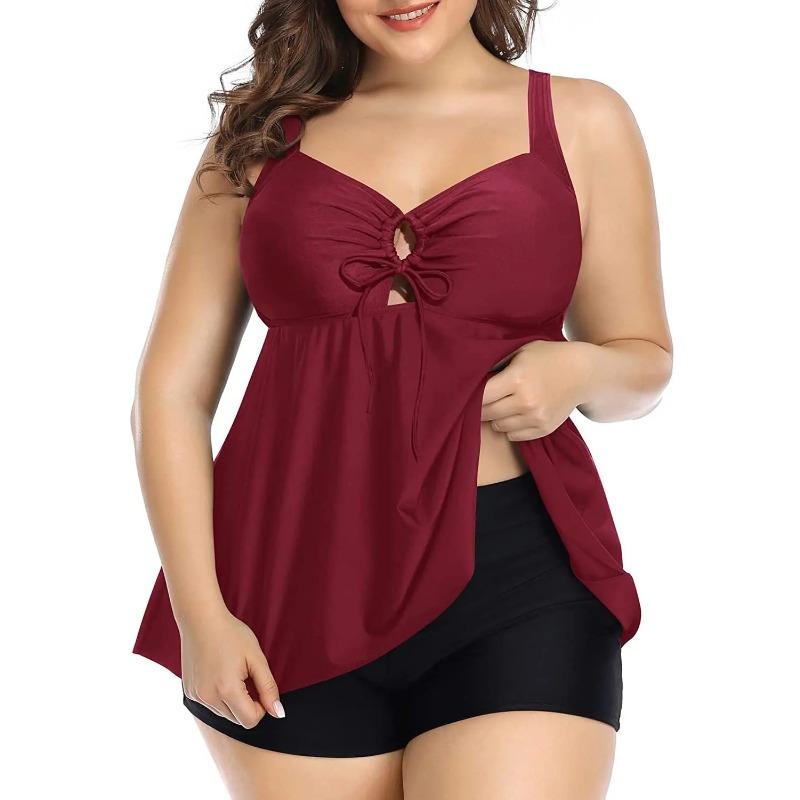 Costume Tankini da Donna Bikini Vintage Vita Alta Taglie Forti Costumi da Bagno Abbigliamento da Spiaggia Costume da Bagno Estivo per Donna Nuotatori