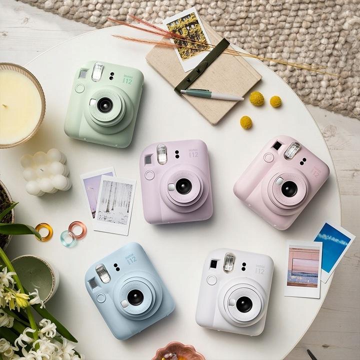 Aparat Fujifilm Instax Mini 12 Niebieski + Wkład Biała Ramka
