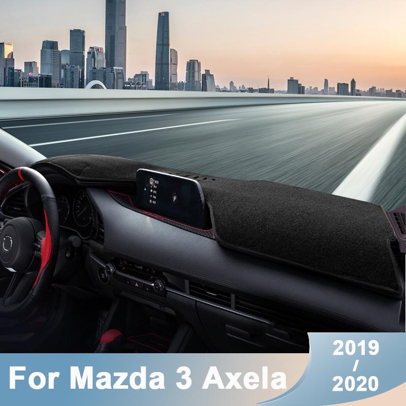 Car Dashboard Cover Mat Avoid Light Pad Instrument Platform Desk Protection Carpets For Mazda 3 Axela Accessories