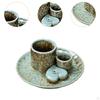Cădelniță Ceramică și Suport Palo Santo, Suport Lumânare Arzător Tămâie pentru Birou