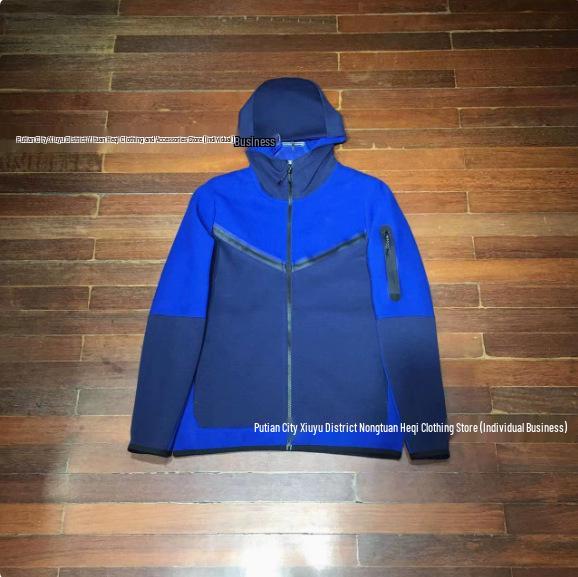 Veste cardigan zippée à capuche en coton pour homme - Manteau décontracté printemps/automne 2024