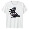 Pink Coquette Crow Unisexs TShirt Pink Halloween Spooky Halloween Gift For Her