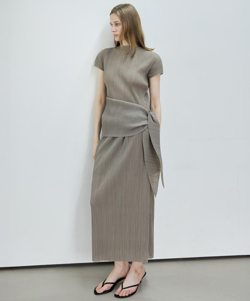 Nutopeu Pleated Wrap Set_Etoupe