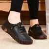 2026 New Spring Casual Women Shoes Platform Loafers  Lace Up Leather Flats Slip-On Mom Shoe