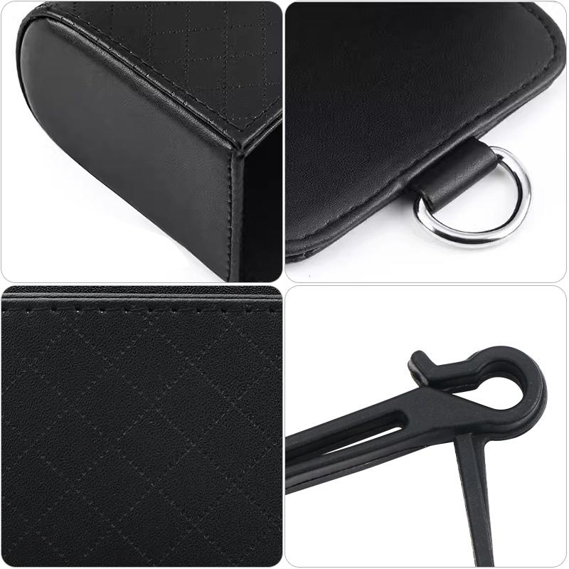Auto Lüftungsschlitz Sitzlehne Aufbewahrungsbox PU-Leder Münzbeutel für KIA rio ceed sportage cerato soul sorento k2 k5 Zubehör