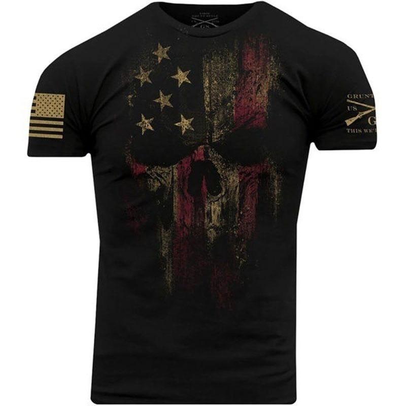 Sparta 3D Printed New Men's Short Sleeved Personalized Loose Men's T-shirt