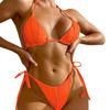 New Drawstring Strap Split Bikini Swimwear Bikini