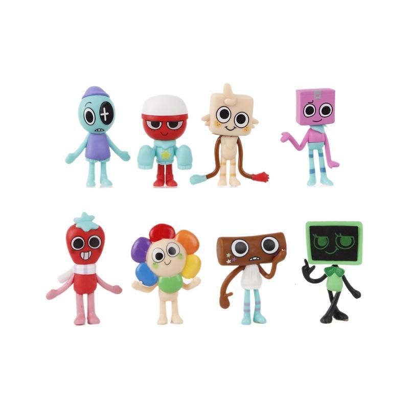 

8pcs/set Dandy s World PVC Figure Collectible Model Playthings designed for Children Adorable Present Activity Dolls pack by bag-A11063