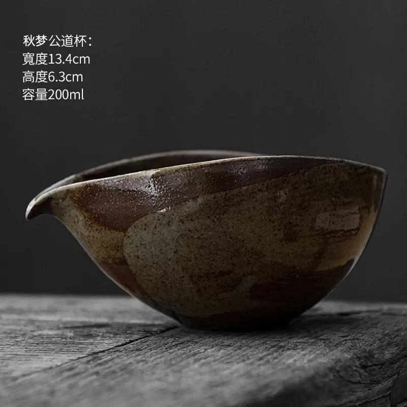 Coarse Pottery Matcha Chawan Tea  bowl Accessories Japanese Matcha Mixing Bowl Kitchen Tools  Matcha Whisk  Ceramic Tea bowl