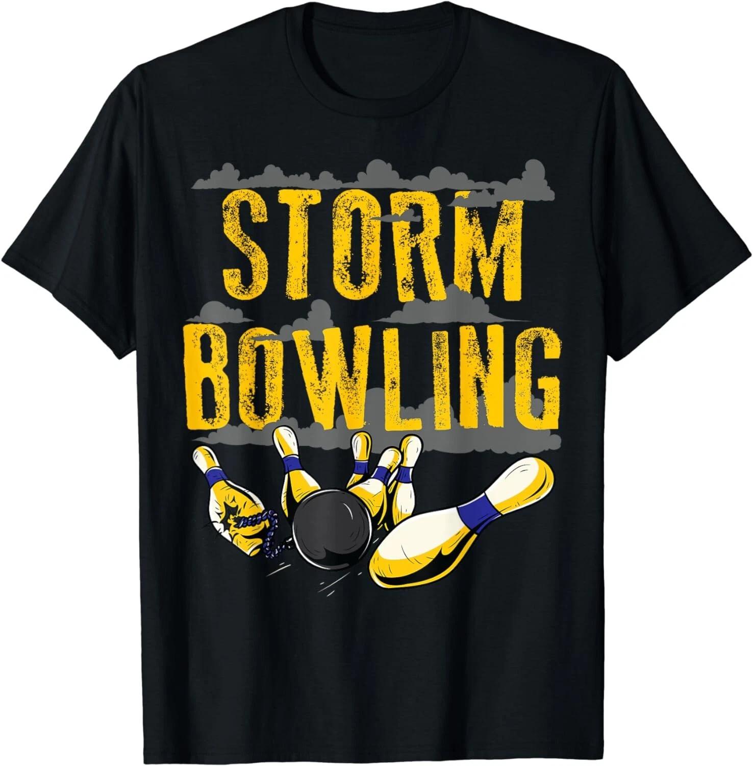 Storm Bowling Funny Matching Bowling Team Gift Unisex T-Shirt XL