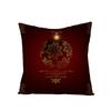 New Christmas Pillow Cover Printed Decorative Cushion Cover Home Sofa Cushion Linen Sofa Back