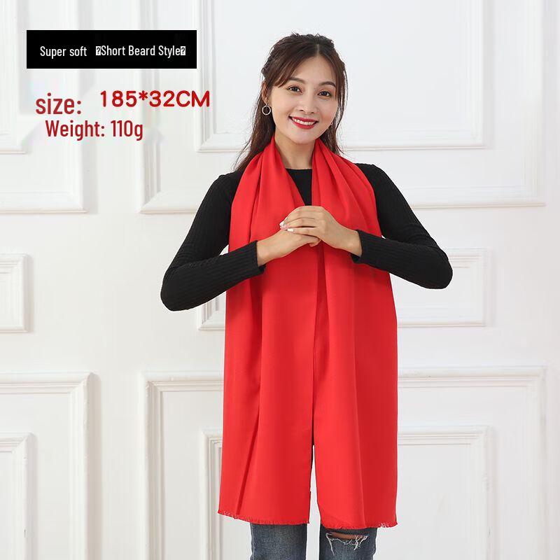 Super Soft Red Celebration Scarves (20-Pack)