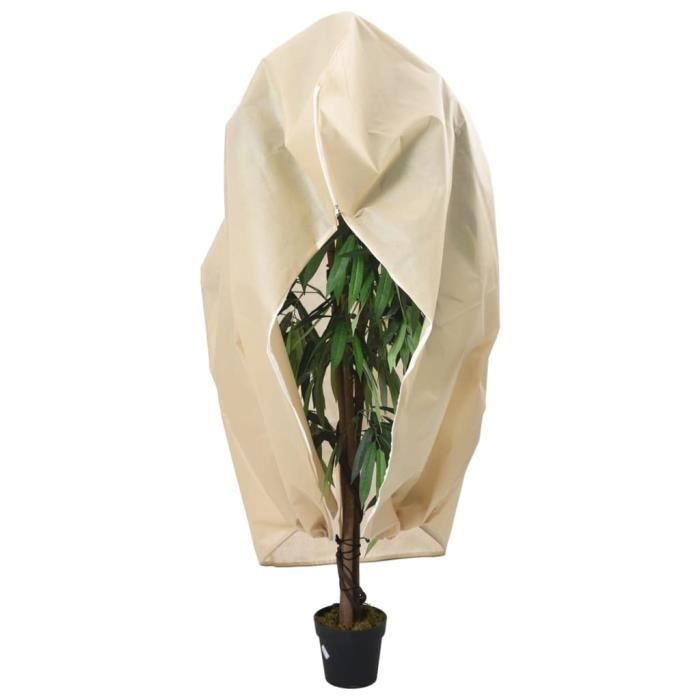 VidaXL Housses de protection pour plantes avec fermeture éclair 4 pcs 3203561