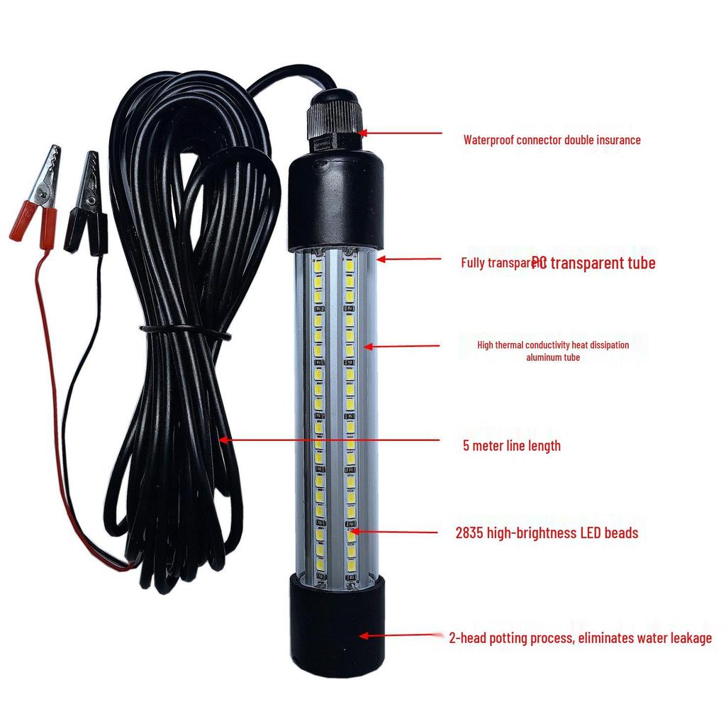 12V IP68 Waterproof LED Underwater Fish Attracting Light