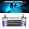 Engine Oil Cooler Oil Cooling   System Kit for CB CG 100 ‑250  65ml Black