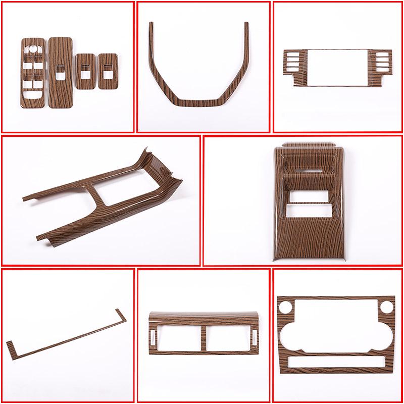 Per Land Rover Discovery Sport 2015-2018 Stile Legno Sabbia ABS Plastica Kit Finiture Interne Auto Accessori
