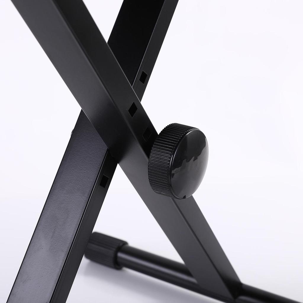 Faltbarer X-förmiger Klavier- & Guzheng-Hocker - Verdickte elektronische Orgelbank