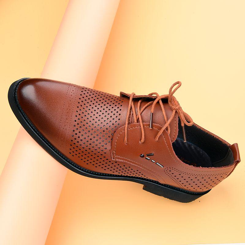 Leichter Niedrigabsatz Ausgeschnitten Gesellschaftsschuh Herren Glattes Leder Nicht Lässig 2026 Stil Neuer Trend Schuhwerk 39 Herren Formelle Schuhe