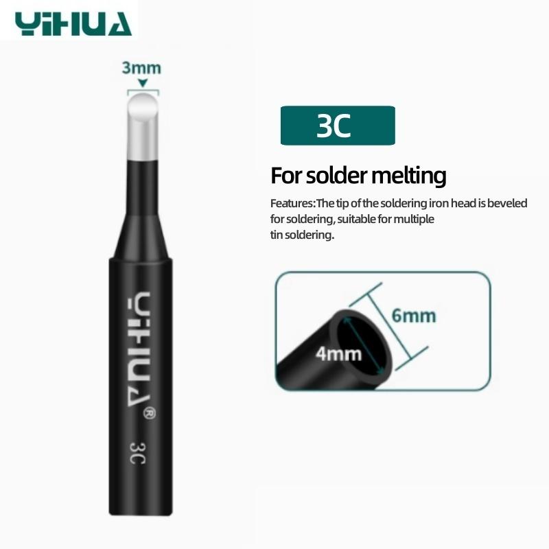 YIHUA 900M Series Soldering Iron Tips K I IS Pure Copper Lead-Free Replacement for 936 939 907 Solder Station Handle Accessories