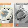 Lammfell Verdickt Universelle Toilettenmatte Weiche Abnehmbare Toilettensitzauflage Waschbar Warme Toilettensitzauflage Standard-Toiletten