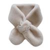 1Pc Plush Soft Scarf Warm Pearl Skin-friendly Clothing Accessories Wind-resistant Fur Collar Lace