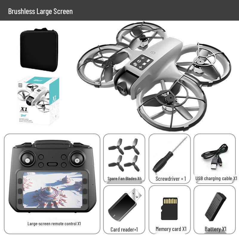 GT3 Mini Drone: Obstacle Avoidance FPV with Dual Camera & Lights for Entry-Level Aerial Photography.