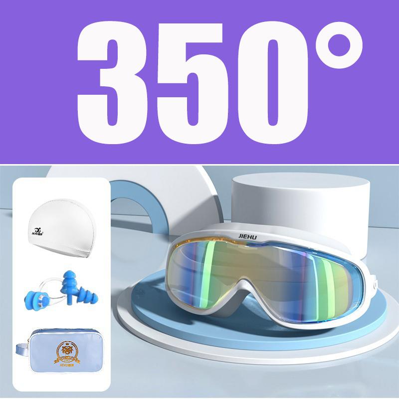 Myopie-Verschreibung -1,5 ~ -8,0 Grad Wasserdichte Anti-Beschlag-Silikon-Schwimmbrille mit Ohrstöpseln