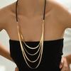 Multi-layer Snake Bone Necklace Creative Autumn and Winter High-end Texture Necklace Women's Necklace