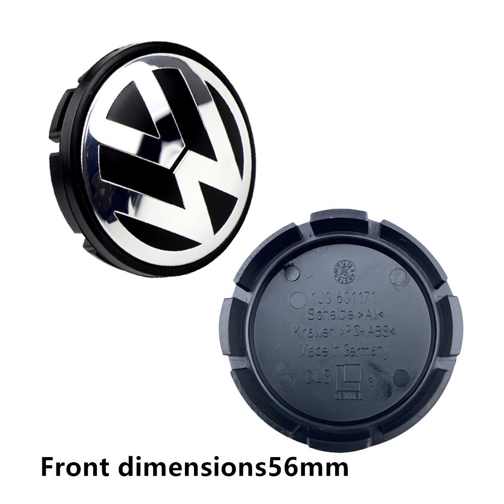 WHAQY1 4pcs 55mm 56mm 65mm 70mm Car Wheel Center Hub Caps Cover for VW Volkswagen Golf Polo Passat Touran CC B5 B6 B7 Jetta accessories