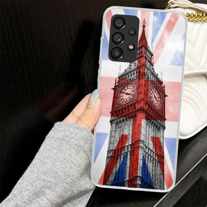 Union Jack England UK Flag Case for Samsung Galaxy A52 A42 A32 A22 A12 A51 A50 A02S Phone Cover A41 A31 A21S A40 A30S A20E A10S