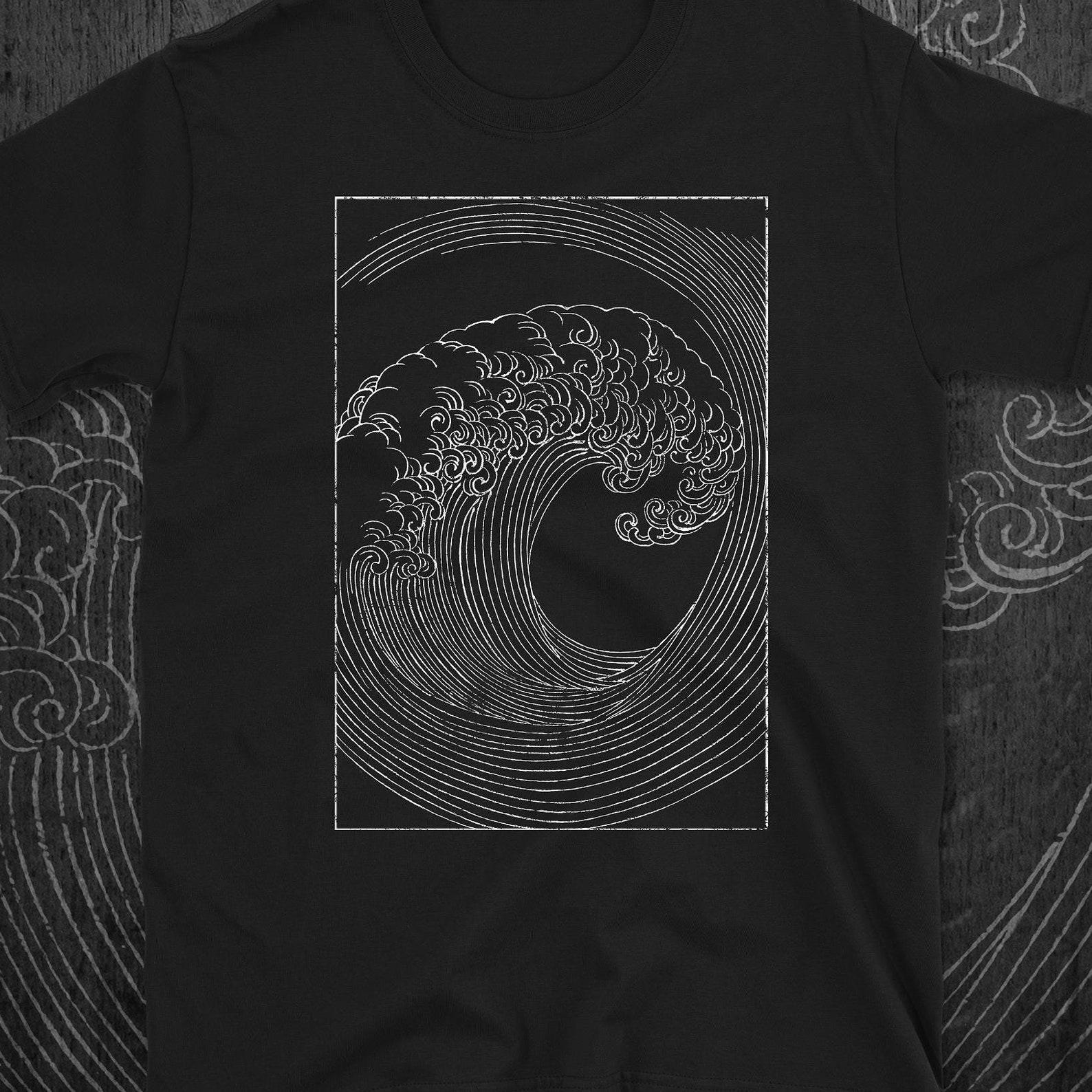 Great Wave T-Shirt | Hokusai Japanese Art, Unisex Cotton Tee M
