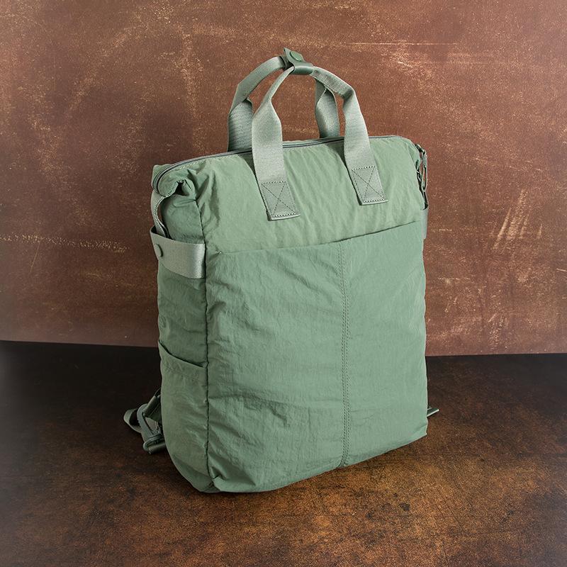 

Simple Men s and Women s Backpack Fashionable Large-capacity Student Schoolbag Casual Computer Backpack зелений