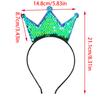 Elegantes glitzerndes Kronen-Stirnband für kleine Mädchen, Prinzessinnen-Verkleidung, Geburtstags-Fotozubehör, Kopfschmuck